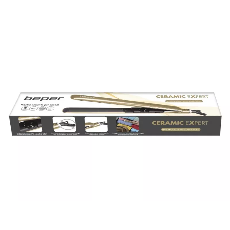Grill elettrico Beper 40.450GO — grill elettrico compatto con superficie antiaderente