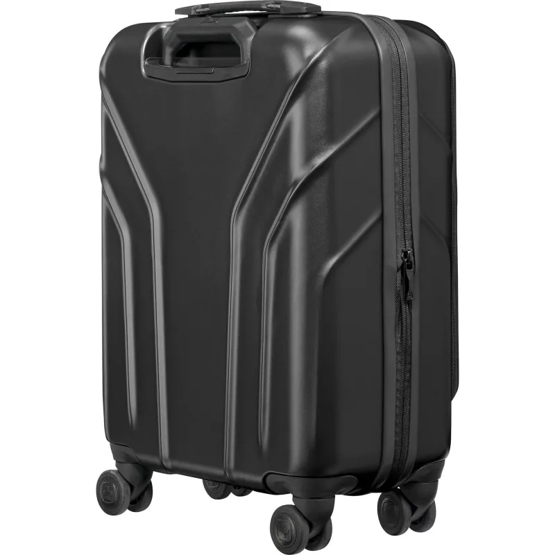 Trolley da cabina compatto con guscio rigido Wenger Amplix 653323 — nero, compatto