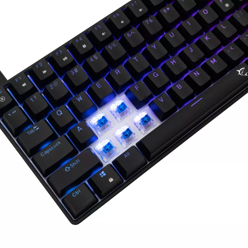 Tastiera meccanica White Shark GK-005121 con illuminazione RGB e switch blue