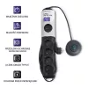 Protezione da sovratensione Qoltec 50171 nero 7 prese AC 230V 1,5m