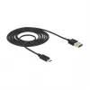 Cavo USB DeLOCK 83850 USB 2.0 2 m USB A su Micro-USB B nero