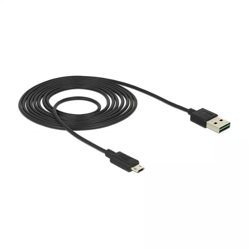 Cavo USB DeLOCK 83850 USB 2.0 2 m USB A su Micro-USB B nero
