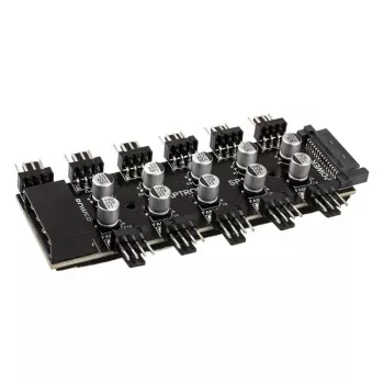 Hub ventole PWM Lamptron SP105 a 10 vie