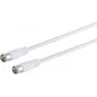 Cavo coassiale satellitare ShiverPeaks 80104-128 F-Quick schermato al 100%, 75 Ω