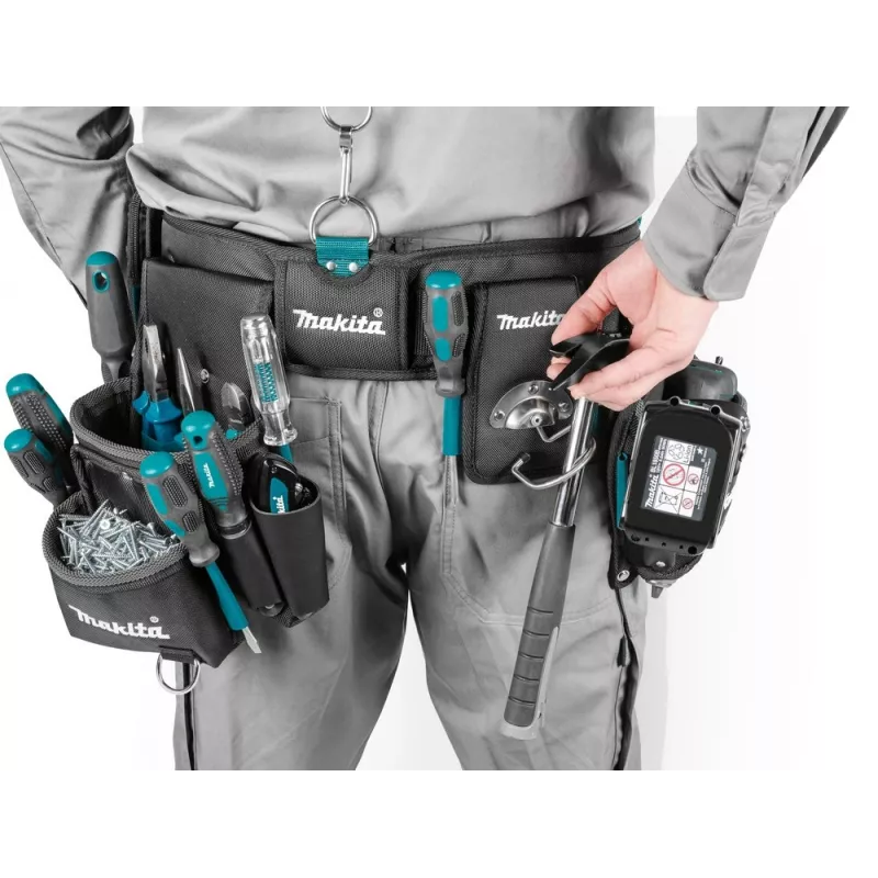 Makita E-15235 set cintura portautensili heavy-duty con borse da trasporto