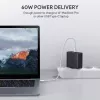 Caricatore da parete PA-D3 2xUSB Power Delivery (1xUSB+1xUSB C) 5,4A 60W Dynamic Detect
