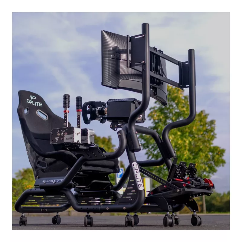 OPLITE Rotelle piroettanti con freno per GTR S8/S8 Elite nero retail (OP-CW)