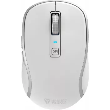 Mouse wireless DUAL WiFi+Bluetooth, batteria ricaricabile, 5 tasti