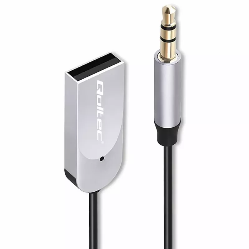 Adattatore ricevitore audio wireless QOLTEC HiFi BT6.0 2xRC – ricevitore audio Bluetooth per altoparlanti e autoradio