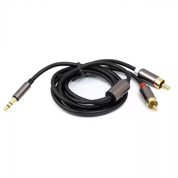 Cavo audio 3,5 mm - 2x RCA, 1 m
