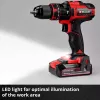 Einhell TE-CD 18/44 Li-i 24000 RPM 1,59 kg nero, rosso