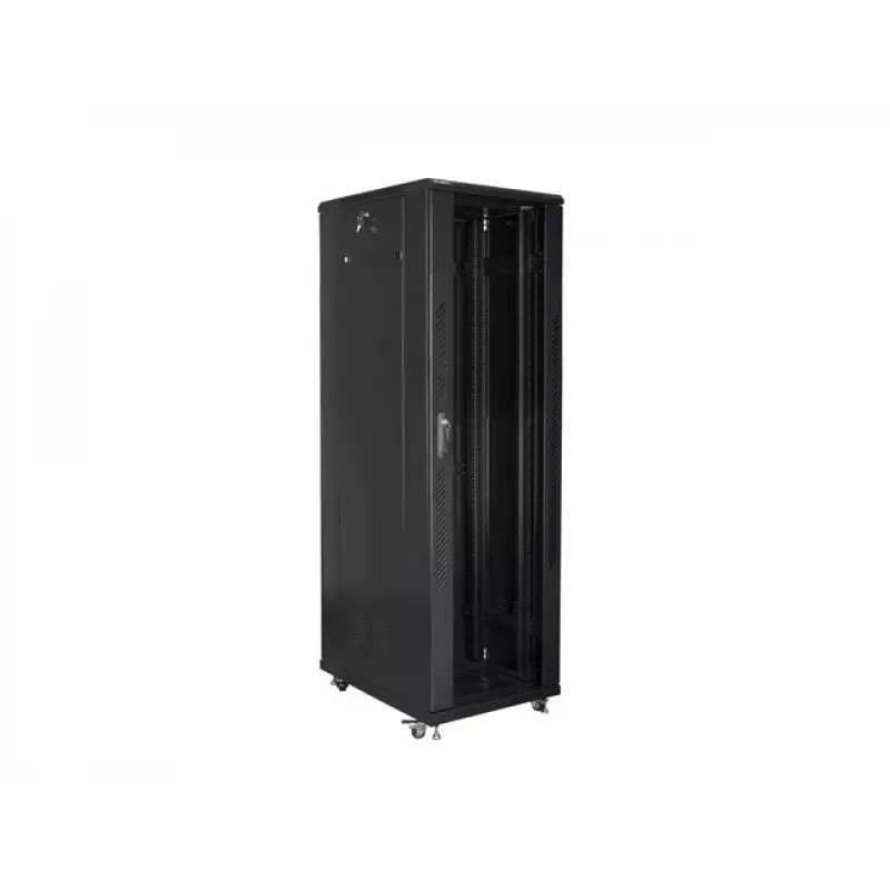 LANBERG 19 42U 800x800 indipendente porta in vetro (FlatPack) nero (spedizione con corriere)