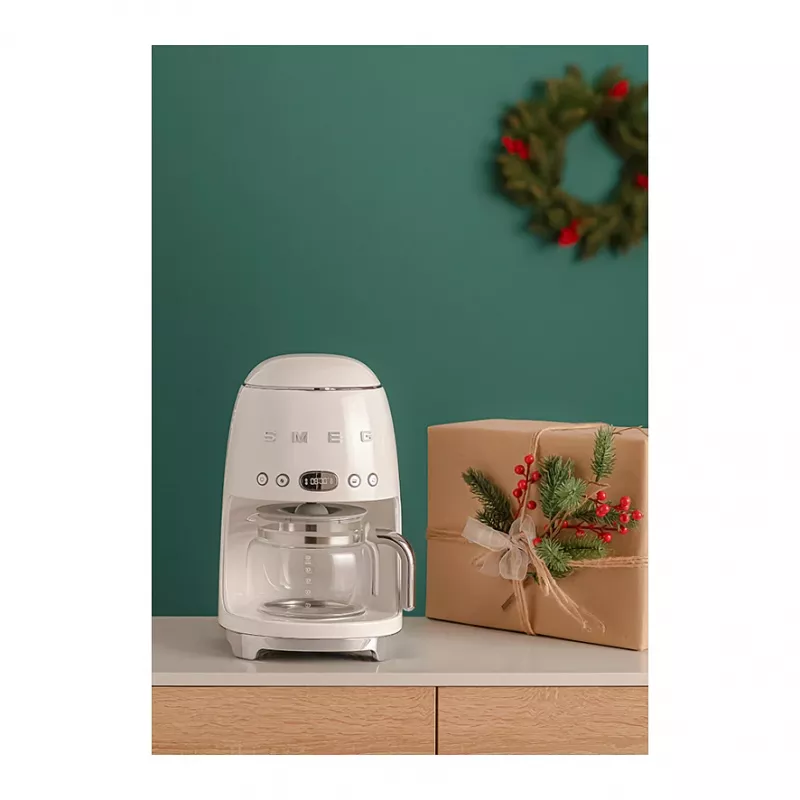 Smeg 50's Style DCF02CREU macchina per caffè 1,25 litri crema