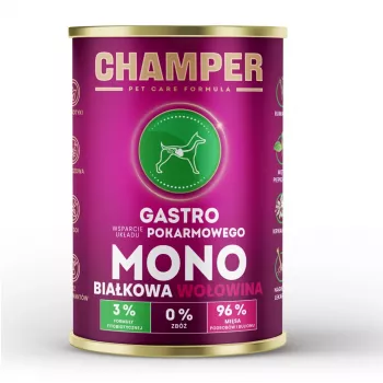 CHAMPER Gastro monoproteico manzo - cibo umido per cani - 400g