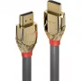 Lindy 37866 cavo HDMI standard con Ethernet da 10 m, Gold Line, HDMI maschio – HDMI maschio, 4K, grigio
