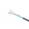 Cavo di rete Extralink doppino intrecciato CAT6 FTP (F/UTP) V2 per esterno 305 m nero