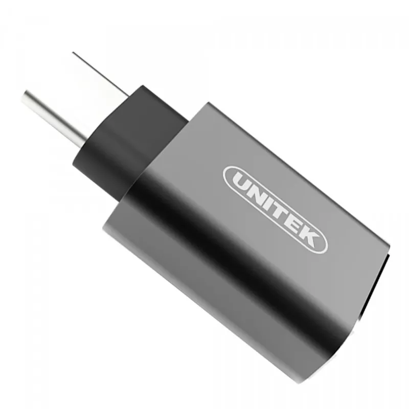 Adattatore di interfaccia/genere UNITEK Y-A025CGY USB Type-C a USB Type-A, metallo