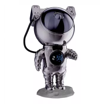 Hawk HW-STAR02 Proiettore stellare astronauta con orologio Ghrome Edition