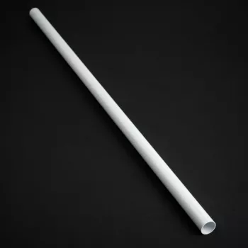 Hardtubing Bitspower 16 mm AD tubo in ottone smussato, 500 mm, verniciato bianco