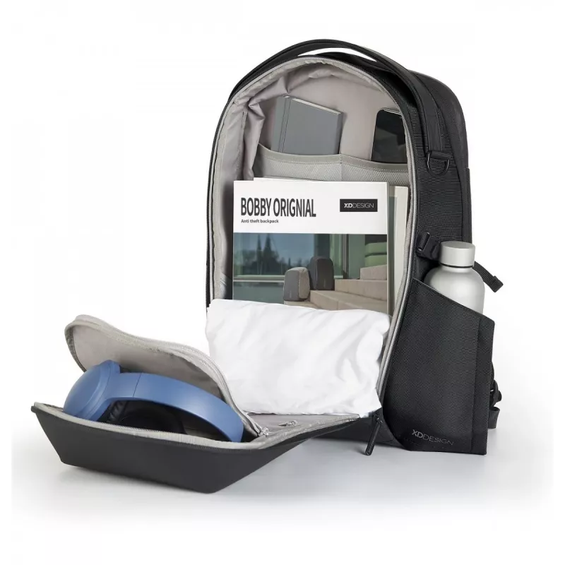 Zaino XDDESIGN Bizz nero — idrorepellente, leggero, modello P705.931