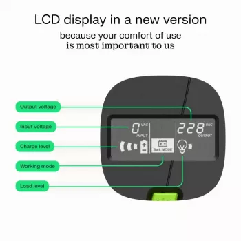 UPS Green Cell UPSLP700 (gruppo di continuità) Line-Interactive 1 kVA 700 W 4 uscite AC