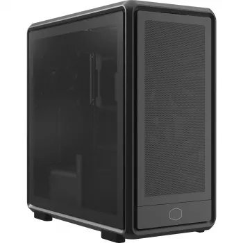 Case PC Midi Tower Cooler Master MasterFrame 600 Mesh — nero, supporta ATX/EATX, 2x200 mm ventole anteriori, supporto ventole anteriori/laterali, 2x alloggiamenti 3,5 pollici + 3x 2,5 pollici