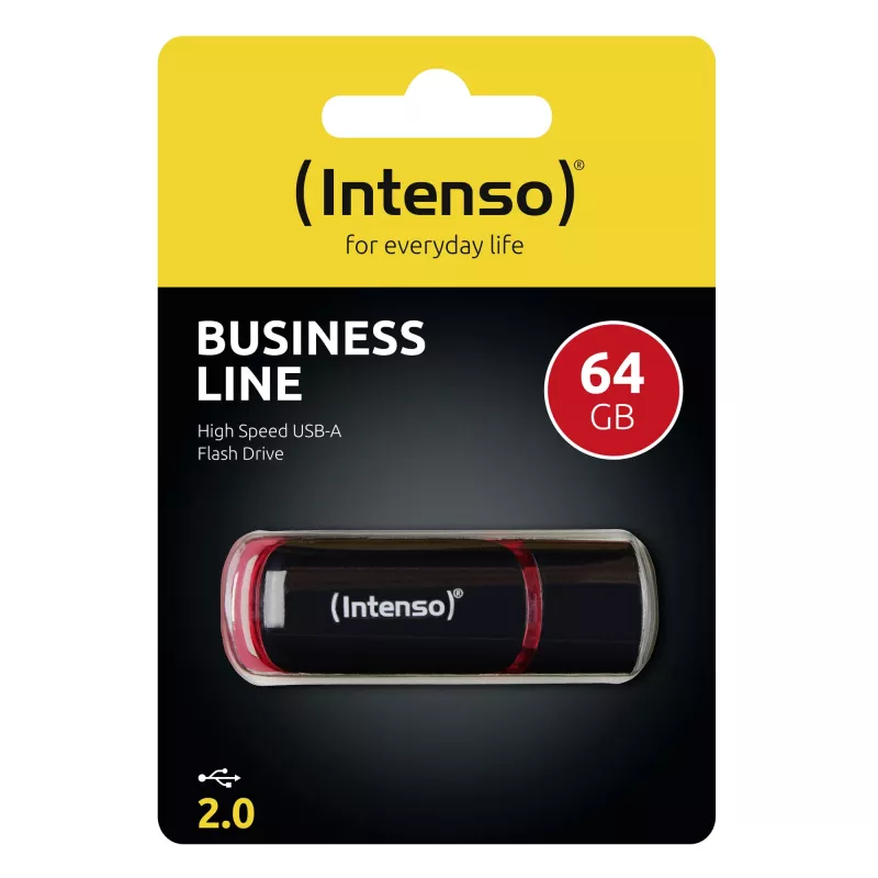 Chiavetta USB Intenso 64 GB USB Type-A 2.0 nero rosso