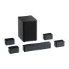 Diffusore Ultimea Poseidon D80 nero 7.1 canali, 8 diffusori, con e senza fili, subwoofer attivo
