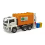 Bruder 02772 MAN TGA camion della spazzatura a carico posteriore, veicolo giocattolo