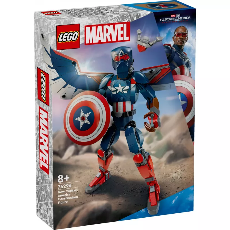 LEGO MARVEL 76296 Nuova Captain America figura da costruzione