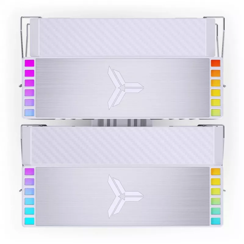 Jonsbo HX6280 dissipatore CPU, PWM, RGB - 130 mm, bianco