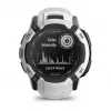 Garmin Instinct 2X Solar 2,79 cm (1,1) MIP 50 mm digitale 176 x 176 pixel touchscreen bianco GPS (satellitare)