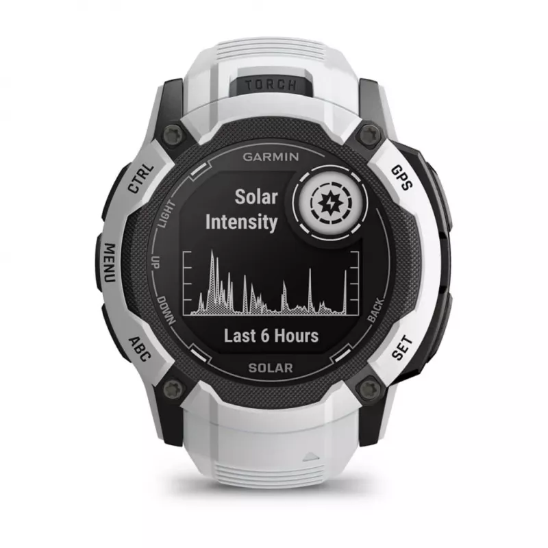 Garmin Instinct 2X Solar 2,79 cm (1,1) MIP 50 mm digitale 176 x 176 pixel touchscreen bianco GPS (satellitare)