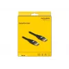 Cavo DisplayPort DeLOCK 8K 60 Hz 3 m nero metallo