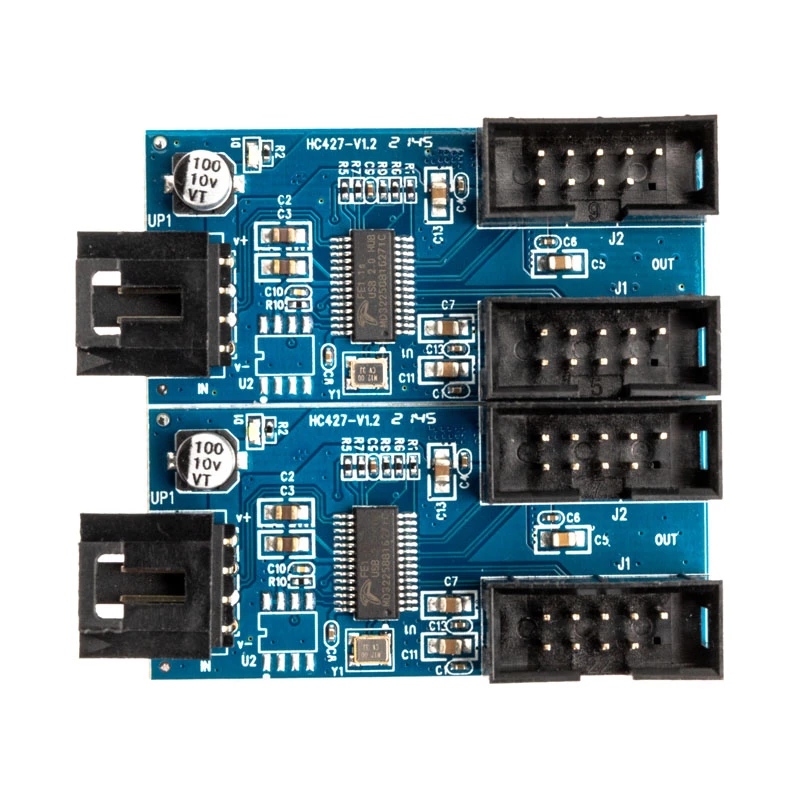Hub USB 2.0 Akasa AK-CBUB64-30BK da 1 a 4 porte USB 2.0