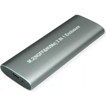 Value 16.99.4132 Case per unità di memoria Case per SSD argento M.2 (16.99.4132)