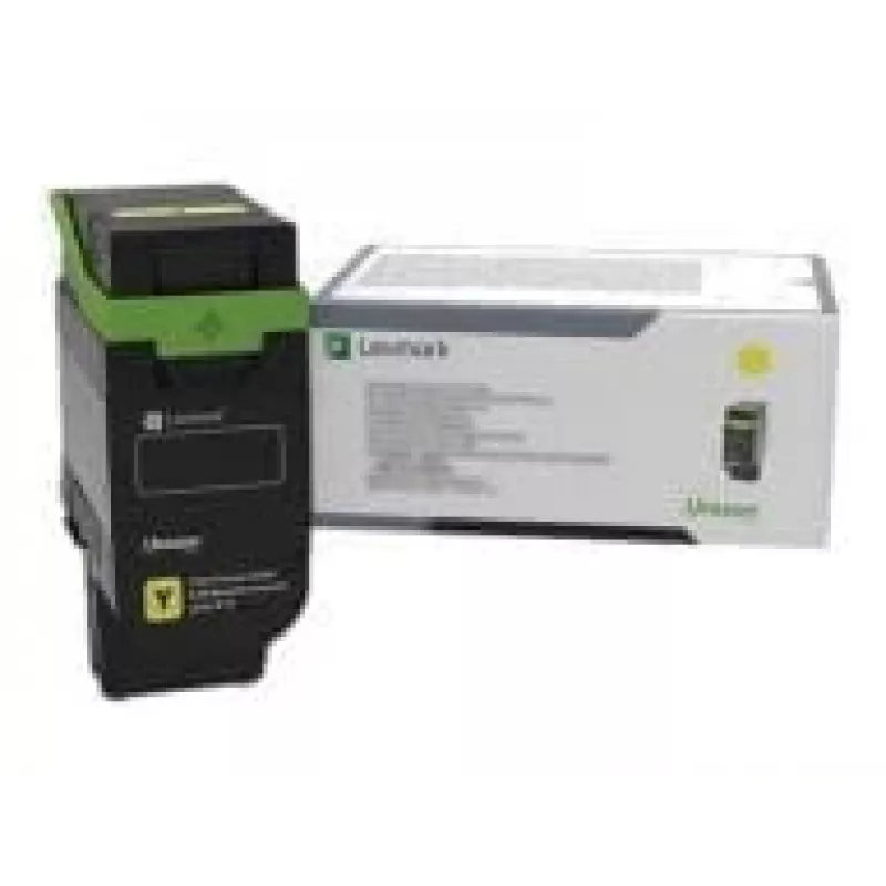 Lexmark - giallo - originale - scatola - cartuccia toner LCCP (75M0H40)