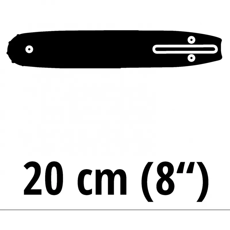 Spada Einhell 4500194 20 cm nero