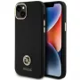 GUESS | GUHCP15M4DGPK | Cover posteriore | Apple | iPhone 15 Plus/14 Plus | TPU, silicone, microfibra | nero