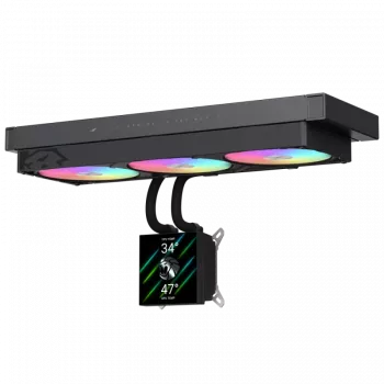 Dissipatore a liquido per CPU Gamemax | GLACIER 360 LCD BK | Intel, AMD