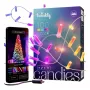 Twinkly Candies candele LED per albero di Natale TWKC100RGB-T 6 m a forma di candela