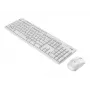 Logitech MK295 Silent - set tastiera e mouse - wireless - 2,4 GHz - italiano - bianco crema