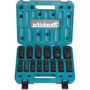 Makita E-16586 chiave a bussola per avvitatore a impulsi set di chiavi a bussola nero, verde