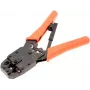 Pinza crimpatrice per cavi S/CONN 73000-MPU nero arancione 1 pz.