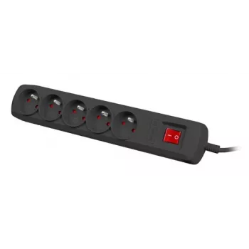 Protezione da sovratensione NATEC NSP-1713 nero 5 prese AC 1,5 m