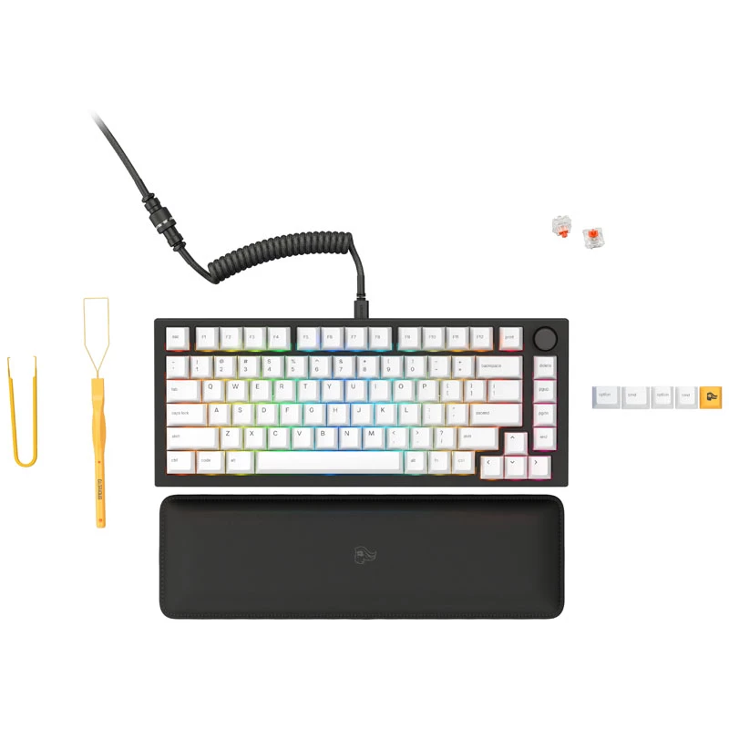Tastiera Glorious GMMK Pro nero Slate 75% TKL - preassemblata, layout ANSI - nero (GLO-GMMK-P75-FOX-B)