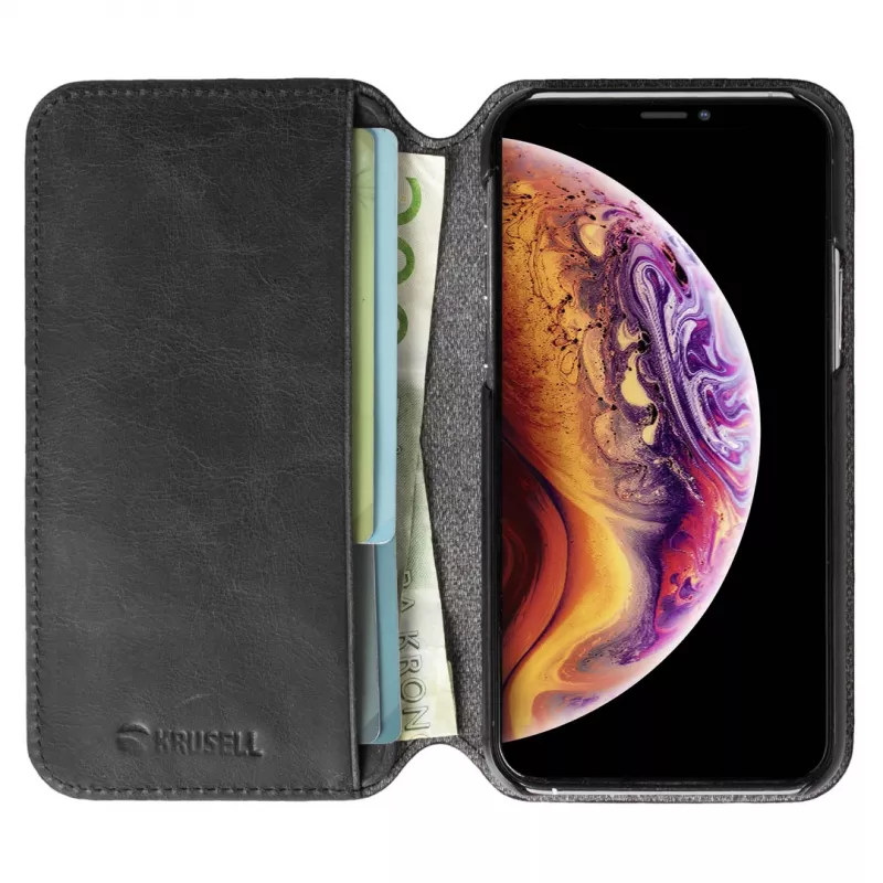 Krusell Sunne PhoneWallet Apple iPhone 11 Pro Max vintage nero