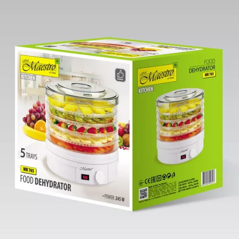 Essiccatore per funghi e frutta MAESTRO MR-765