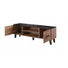 Mobile TV Cama LOTTA 160 2D2K rovere wotan/nero opaco