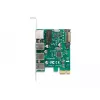 DeLOCK scheda PCI Express x1, 3 x USB 5 Gbps Type-A, 1 x Gigabit LAN